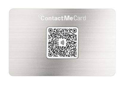 Personalised Digital Business Card - Silver Edition