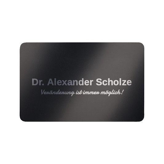 Personalized Digital Business Card - Black Edition