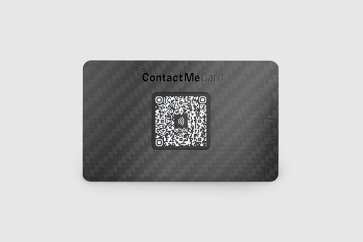 Digital Business Card - Carbon Edition