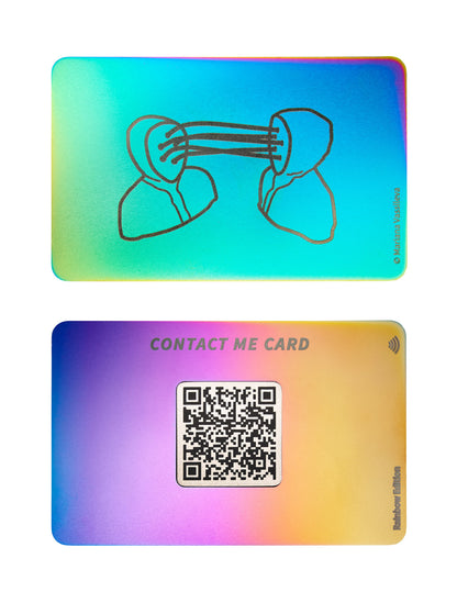 Digitale Visitenkarte: ContactMeCard Talking Heads Edition Rainbow