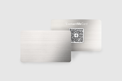 Personalised Digital Business Card - Silver Edition